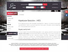 Tablet Screenshot of kapelusze.mes.biz.pl